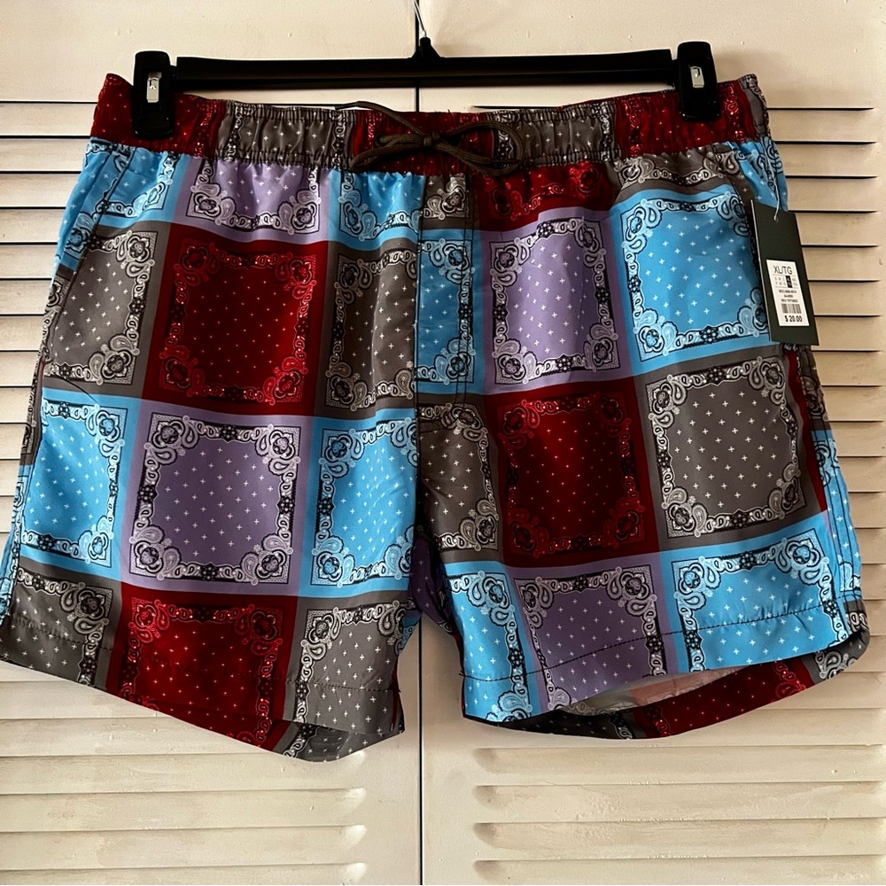 Pop Man Unisex Multi-colored Swim Shorts